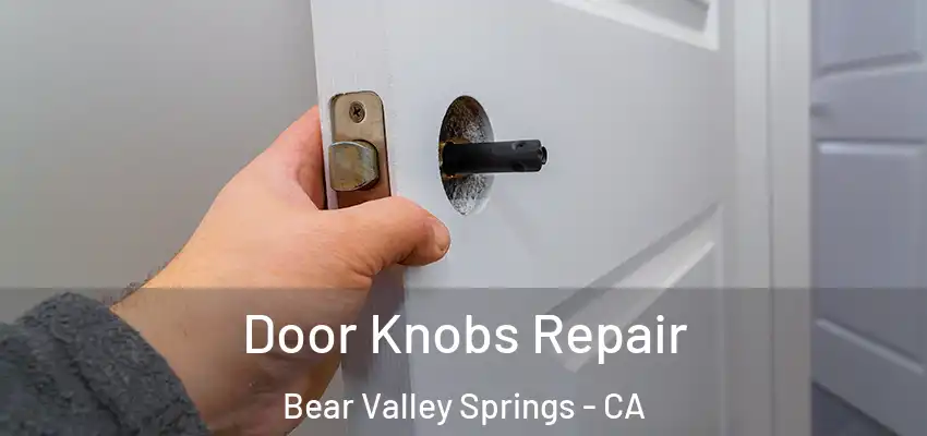  Door Knobs Repair Bear Valley Springs - CA