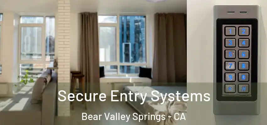 Secure Entry Systems Bear Valley Springs - CA